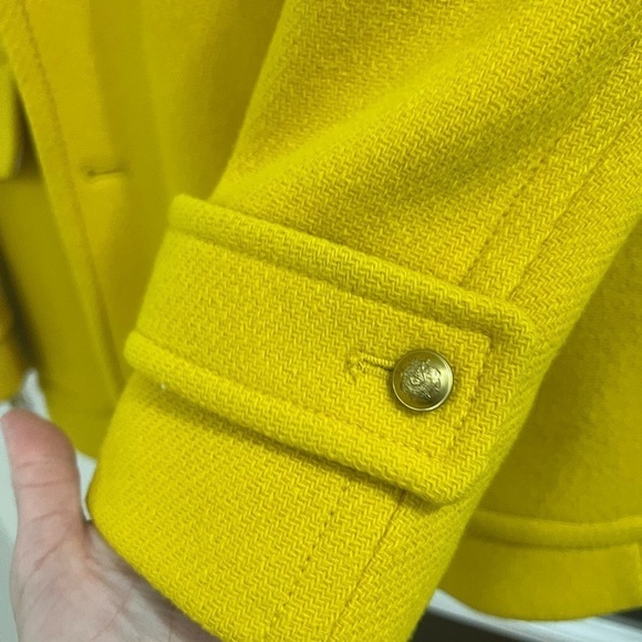 J.Crew Majesty Peacoat Stadium Cloth by Nelo Gori- size 2 - Picture 11 of 12
